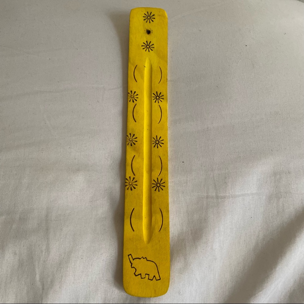 Bohemian • Yellow Incense Holder 💛 *FREE INCENSE INCLUDED IN PURCHASE* - Picture 4 of 6